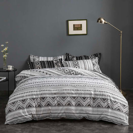 Tugo Reversible King Size Quilt/Duvet Cover Set.
