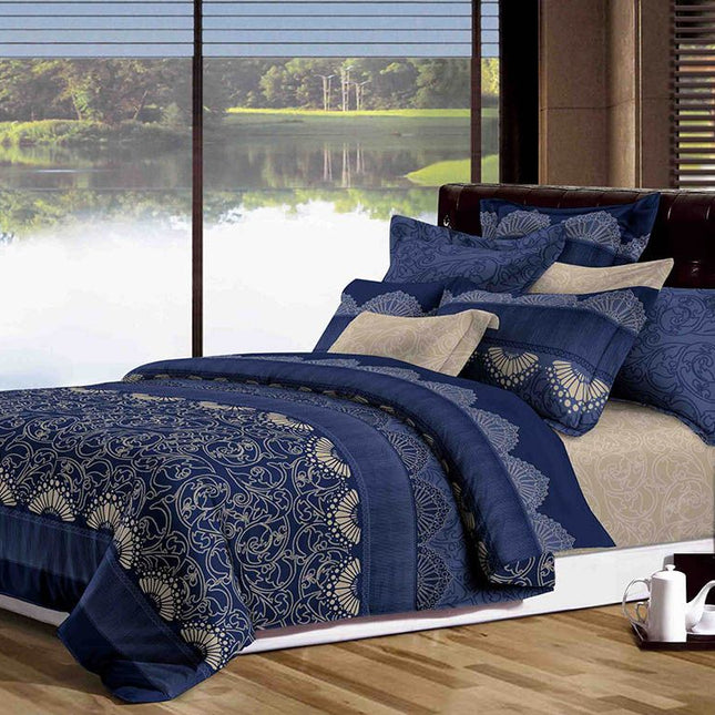 Ascott Queen Size Duvet Quilt Cover Set.