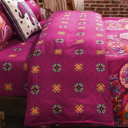 Mandala Queen Size Duvet Quilt Cover Set.