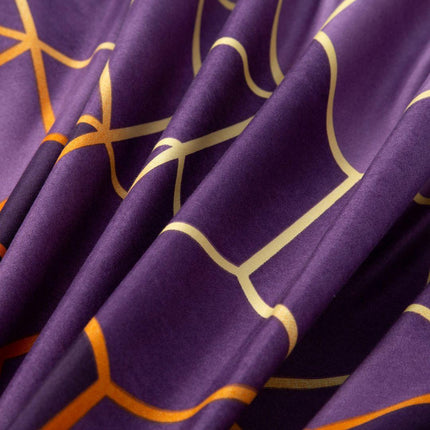 Erena Purple Quilt/Doona/Duvet Cover Set - Queen Size.