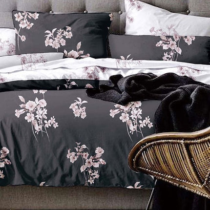 Edward Super King Size Duvet Quilt Cover Set.