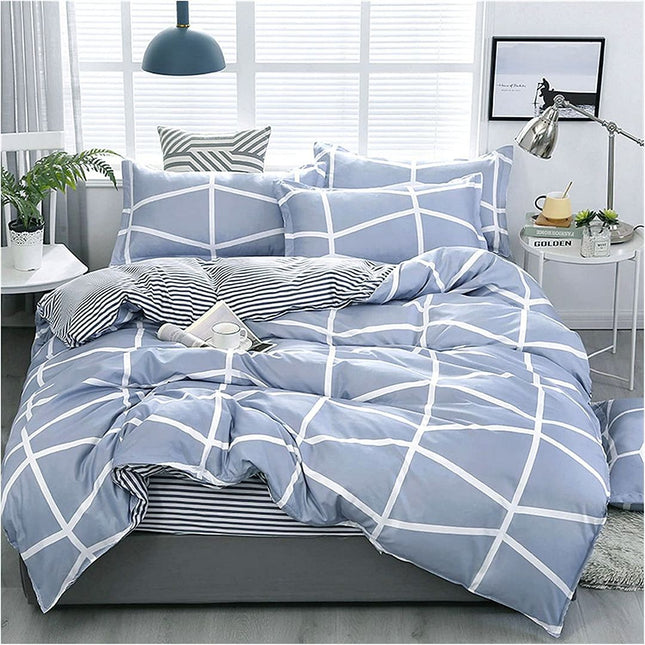 Moreton Super King Size Duvet Quilt Cover Set.