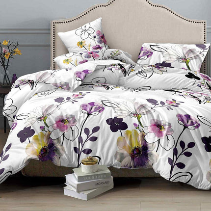 Bloom Super King Size Duvet Quilt Cover Set.