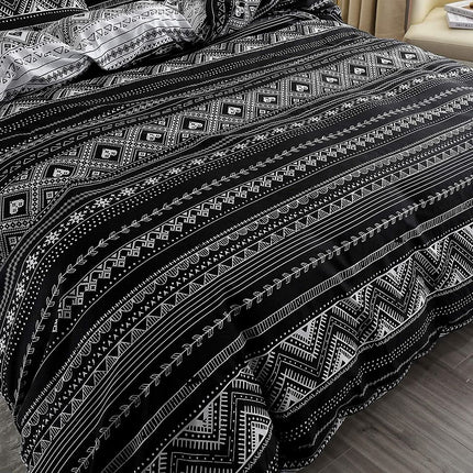 Hugo Reversible Super King Size Duvet Quilt Cover Set.