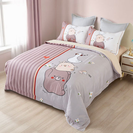 Duck Kids Quilt Cover Set - Double Size.