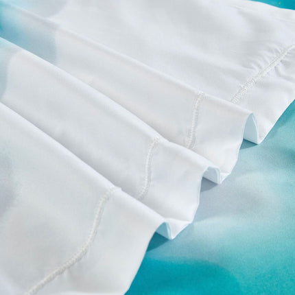 Ocean Marble Quilt Cover Set - King Size.