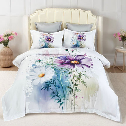 Marrea Floral Quilt Cover Set - King Size.