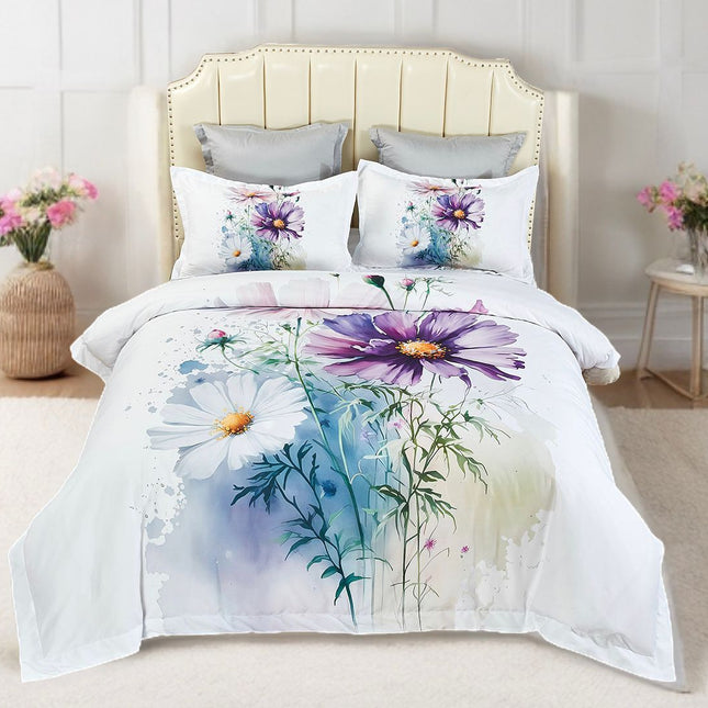Marrea Floral Quilt Cover Set - King Size.