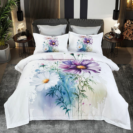 Marrea Floral Quilt Cover Set - King Size.