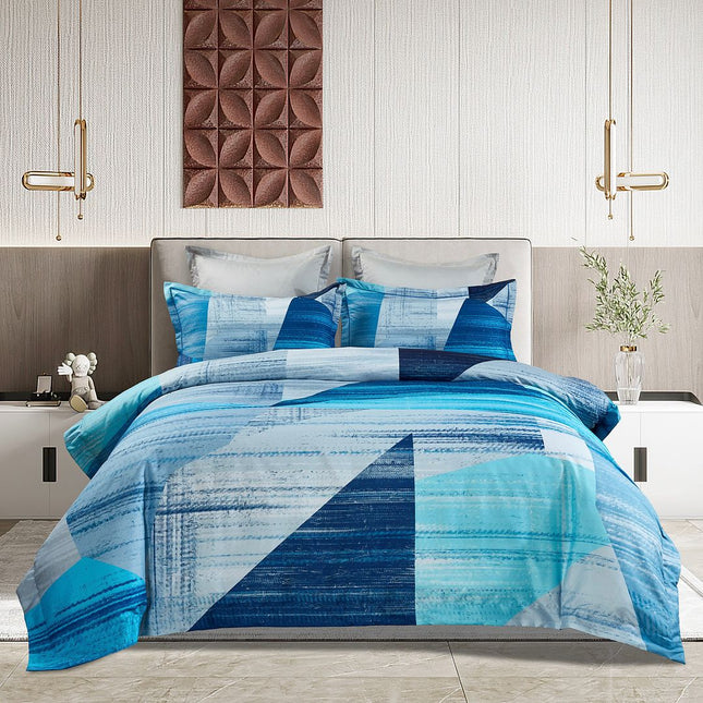Mondrian Quilt Cover Set - King Size.