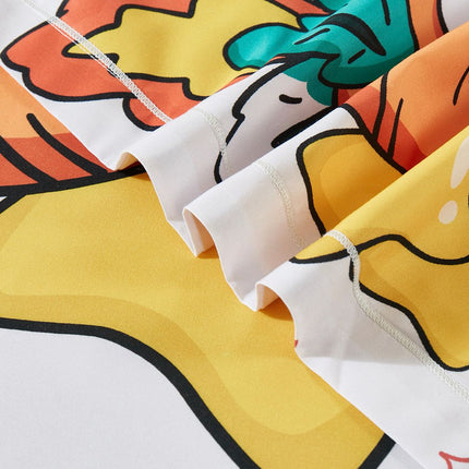 Rabbit Kids Quilt Cover Set - King Single Size.