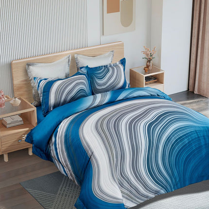Evienne Quilt Cover Set - Queen Size.