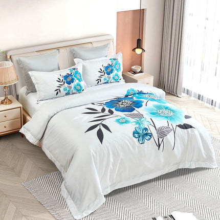 Braithe Floral Quilt Cover Set - Queen Size.