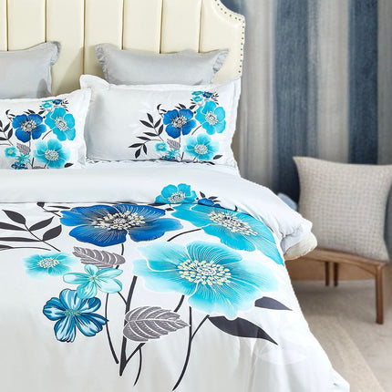 Braithe Floral Quilt Cover Set - Queen Size.