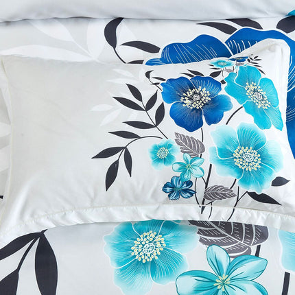 Braithe Floral Quilt Cover Set - Queen Size.