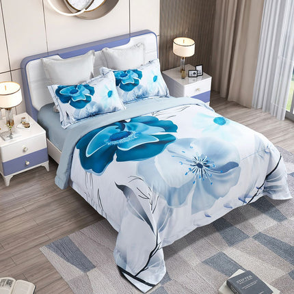 Julieta Floral Quilt Cover Set - Queen Size.