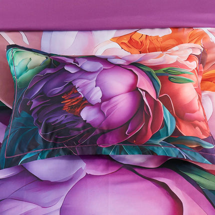 Kaie Floral Quilt Cover Set - Super King Size.