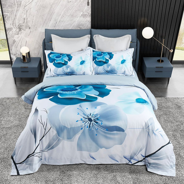 Julieta Floral Quilt Cover Set - Super King Size.