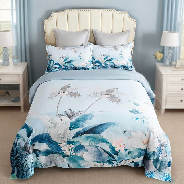 Tropical Quilt Cover Set - Super King Size.