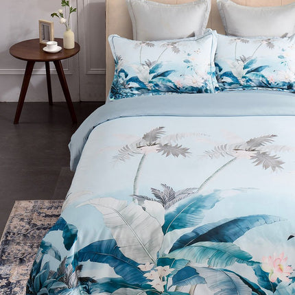 Tropical Quilt Cover Set - Super King Size.