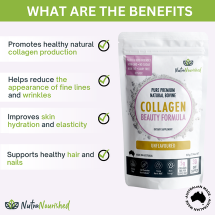 Collagen Beauty Formula Unflavoured - 225g.