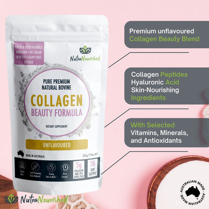Collagen Beauty Formula Unflavoured - 225g.