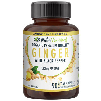 Ginger Capsules Organic Vegan - 90 Vegan Capsules.