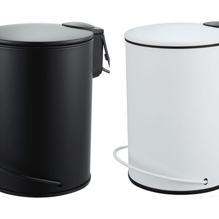 3L Soft Close Pedal Bin White.