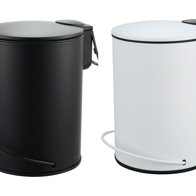 3L Soft Close Pedal Bin White.