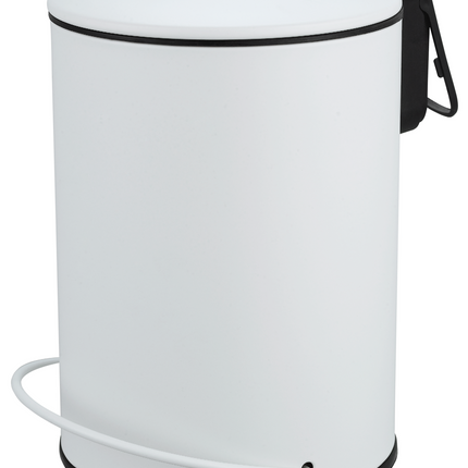 3L Soft Close Pedal Bin White.