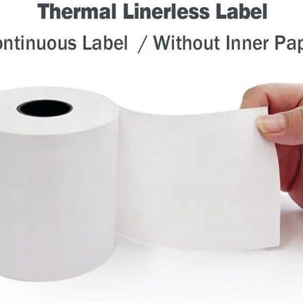 6 Rolls Lineless Printing Label Paper 80 mm × 52 m.