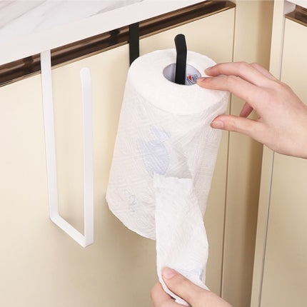 Paper Roll Holder Under Cabinet Black.