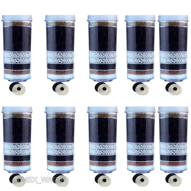 Aimex 8 Stage Water Fluoride Reduction Filter Cartridges x 10.