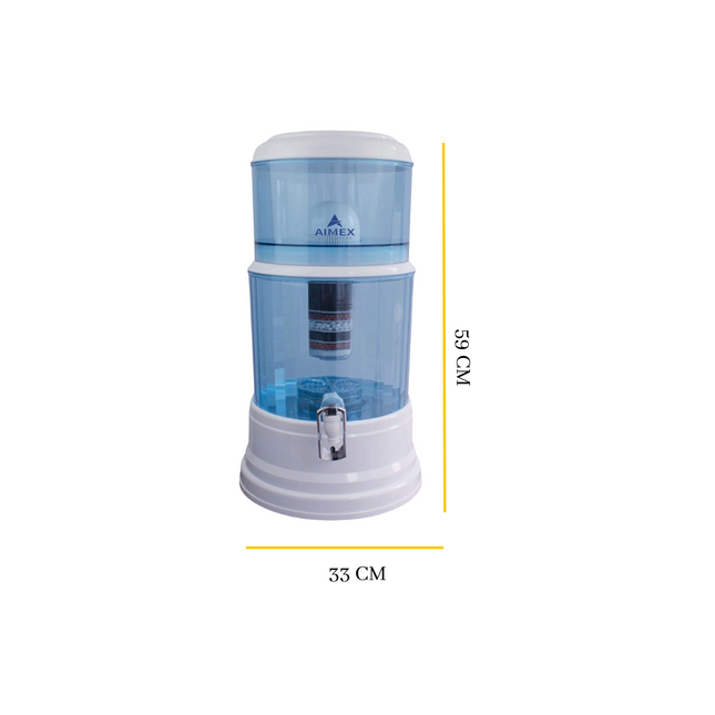 20L Water Purifier with 8 Stage Filter and Maifan Stone.
