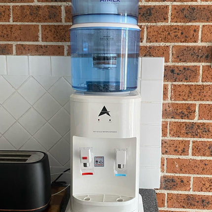 Filtered Bottle with Maifan Stone for Open-Top Water Coolers.
