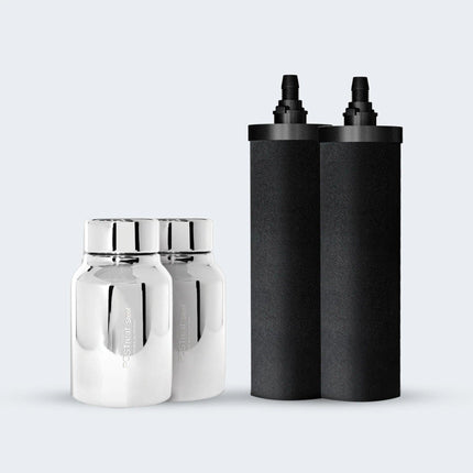 Phoenix Stainless Steel 6L with Fluoride & Smart Carbon Filter - Stainless Steel Stand.