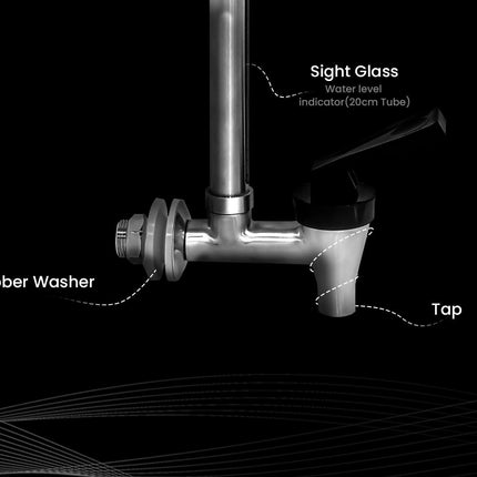 Phoenix Vision Tap- Stainless Steel - 7 inch for 6L & 8L Systems.