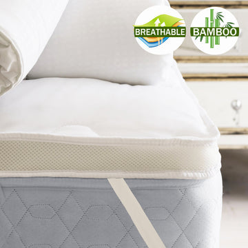 airmax bamboo mattress topper 1000gsm queen.