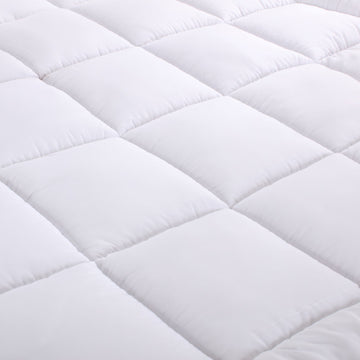 bamboo cotton fitted mattress topper king single.