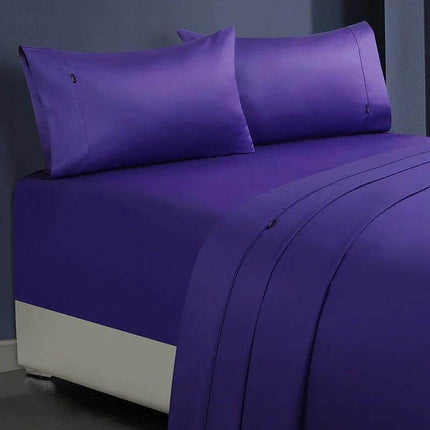 1000tc egyptian cotton sheet set 1 queen violet.