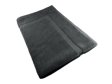 softouch ultra light quick dry premium cotton bath mat 900gsm charcoal.