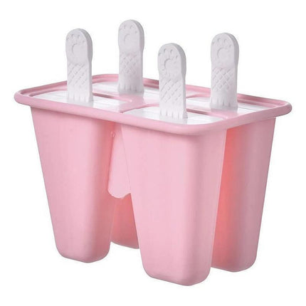 Silicone Ice Cream Mould Block Frozen Molds Icy Pole Jelly Popsicle - Green-10Grid.