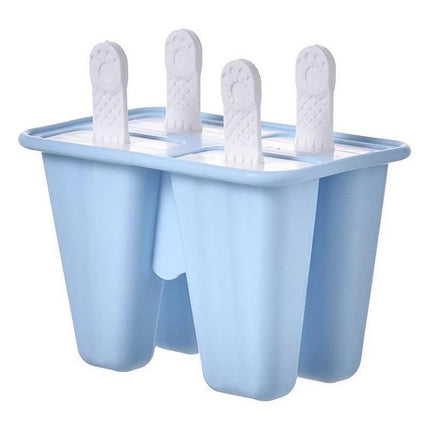 Silicone Ice Cream Mould Block Frozen Molds Icy Pole Jelly Popsicle - Green-10Grid.