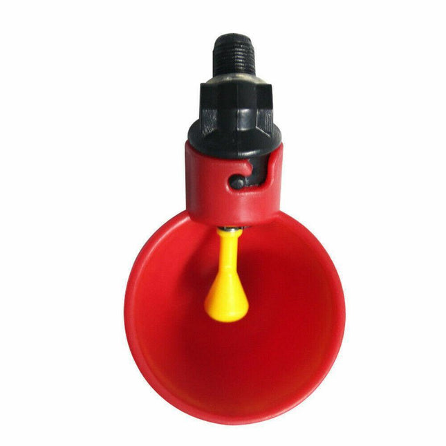 10 Pcs Automatic Poultry Waterer Cups for Chickens & Birds.
