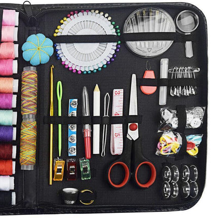 Sewing Kit 183Pcs Portable Mini Premium Travel Home Beginner Emergency.