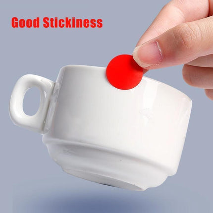 8/13/25/50mm Colour Sticker Dots Adhesive Round Labels Circular Scrapbooking White - 8mm 260 Dots - 1 Sheet.