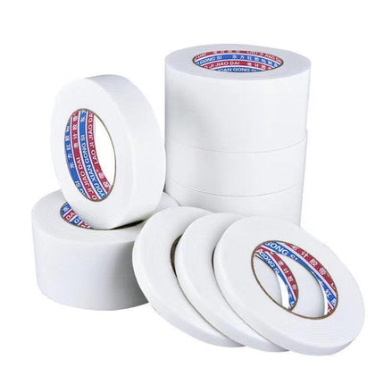 Double Sided White Pe Foam Sticky Tape Mounting Diy Craft Strong Adhesive 2.5M - 15mm*2.5m.
