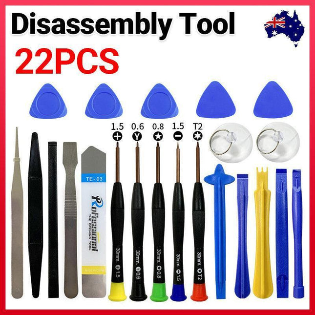 22 In 1 Mobile Phone Repair Tools Kit Set Spudger Pry Opening Screwdriver Tool.