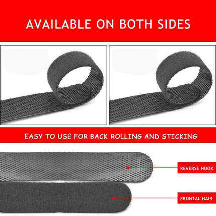 10/20/50PCS Reusable Hook and Loop Cable Ties Nylon Wire Cord Strap Organizer - 250 mm* 20 PCS.