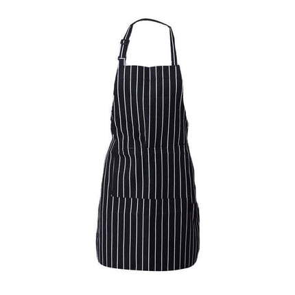Apron with Pocket 2Pcs Chef Butcher Kitchen Cooking Baking Restaurant Wear - Black.